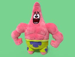 海綿寶寶派大星絨毛娃娃玩偶抱枕38公分 651955(生日禮物 聖誕節)【小品館】 歷史價格詳細信息