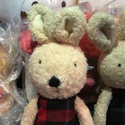 日本le sucre正版商品~ 法國兔公仔-紅橫條繡船錨口袋服(中) 歷史價格詳細信息