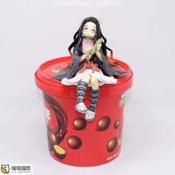 鬼滅之刃飯團壓杯靣手辦 禰豆子炭治郎善逸伊之助壓泡靣公仔擺件 歷史價格詳細信息