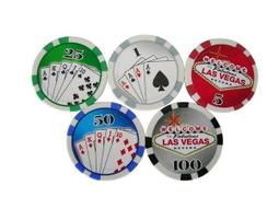 【加重籌碼】拉斯維加斯圖形5格-100片籌碼 有印面額 (100-LV5型)加重型.台灣製【同同大賣場】 歷史價格詳細信息