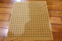 【皮革圍棋棋盤套裝-盤58*51cm-子直徑2.2*0.6cm-1套/組】19*19路 兒童五子圍棋密胺材料-56021 歷史價格詳細信息