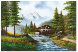 【台製拼圖】1000片夜光拼圖-森林小屋 HM1000-072 歷史價格詳細信息