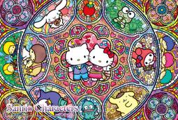 拼圖專賣店-日本進口拼圖  M108-160(108片迷你片-KITTY的彩繪玻璃) 價格比較,價格查詢,歷史價格詳細信息