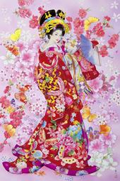 日本正版拼圖 Haruyo Morita 春代 日本仕女 星華 1000絕版片拼圖，11-429 歷史價格詳細信息