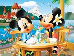 日本正版拼圖 迪士尼 Tsum Tsum 米奇米妮 70片透明塑膠拼圖，97-74 歷史價格詳細信息