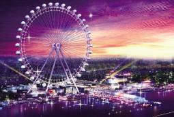 木質摩天輪拼圖模型工藝品擺件手工diy拼裝立體拼圖玩具兒童禮物 歷史價格詳細信息