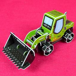 3D立體拼圖推土車鏟車仿真立體模型手工益智類木質拼圖木質工藝品 歷史價格詳細信息