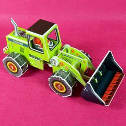 3D立體拼圖推土車鏟車仿真立體模型手工益智類木質拼圖木質工藝品 歷史價格詳細信息