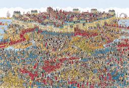 拼圖專賣店 日本進口拼圖 M81-733 (1000片迷你 Where's Wally？ 特洛伊木馬遊戲) 價格比較,價格查詢,歷史價格詳細信息