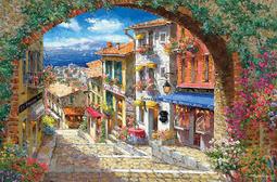 1000片油畫篇拼圖 31-527 Thomas Kincade 幸福的小屋/ 31-528 Abraham 静谧的黄昏 歷史價格詳細信息