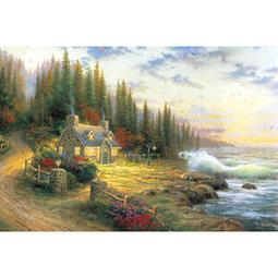 P2 - HM2000-007 西洋油畫-河邊小屋夜光拼圖2000片 歷史價格詳細信息