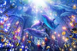 拼圖 日本進口拼圖10-1473(1000片布面藝術拼圖 嚕嚕咪 彩虹屋) 歷史價格詳細信息