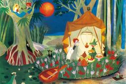 拼圖 日本進口拼圖10-1473(1000片布面藝術拼圖 嚕嚕咪 彩虹屋) 歷史價格詳細信息