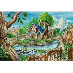 拼圖1000片大型風景世界名畫紙質成人版減壓高難度兒童益智玩具 歷史價格詳細信息