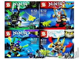 【常田 EZ GO】幻影忍者 忍者公仔 旋風忍者 杯型積木收納盒(6款任選一)英雄聯盟公仔 80001A 6入/180元 歷史價格詳細信息