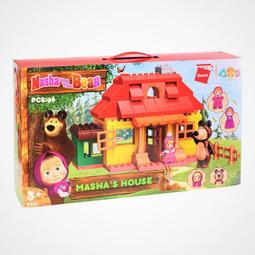 &lt;積木總動員&gt;啟蒙 瑪莎與熊系列 5212 熊的家 113PCS 外盒:58.5*28.5*12cm 歷史價格詳細信息