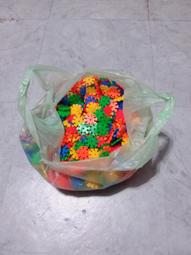 雪花片房子方塊百變益智diy大號兒童拼插拼裝積木玩具 歷史價格詳細信息