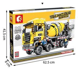 &lt;積木總動員&gt; 森寶 703941 大型水泥攪拌車 1143PCS 外盒61*42*8cm 價格比較,價格查詢,歷史價格詳細信息