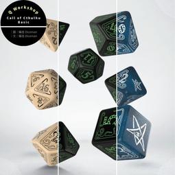 骰子人桌遊-克蘇魯 Call of Cthulhu Basic 7入套骰 QWS 價格比較,價格查詢,歷史價格詳細信息