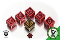 骰子人桌遊-戰爭機甲 奎克斯 Warmachine Cryx 6入套骰D6 =波蘭Q-WORKSHOP= 歷史價格詳細信息