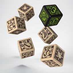 骰子人桌遊-血鬥部族 巨魔族 Hordes Trollbloods 5入套骰+1顆6面骰 =波蘭Q-WORKSHOP= 歷史價格詳細信息