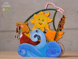 UGEARS 著色搖搖小馬 Trojan horse 搖馬可前後搖擺造型可愛 Ugears 激發孩童想像 歷史價格詳細信息