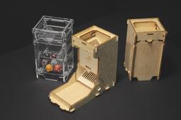 【烏鴉盒子】折疊式骰塔│華麗刻紋、透明壓克力、素面、螢光等款式│方便攜帶，免膠組裝 價格比較,價格查詢,歷史價格詳細信息