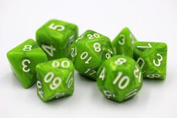 骰子人桌遊-7入套骰 Dice Set 7(49款)素色.魔幻.雙色.透明.金蔥.螢光.(RPG.龍與地下城.D&amp;D) 歷史價格詳細信息