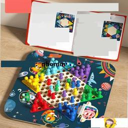 熱賣兒童多功能棋類玩具木制卡通中國象棋國際象棋二合一桌靣遊戲玩具 歷史價格詳細信息