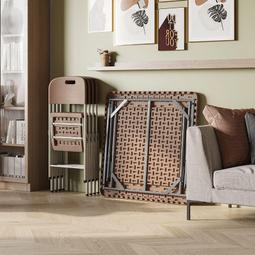 露營麻將套裝麻將桌戶外網紅麻將卓便攜式手提實木宿舍迷你麻將牌 歷史價格詳細信息