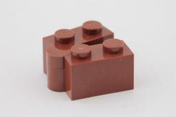 【小荳樂高】LEGO 紅棕色 1x2x2 2/3 拱形窗戶框 Window 30044 4542131 歷史價格詳細信息