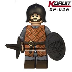 【台中積木老頑童玩具屋】XP042 科睿袋裝積木人偶 冰與火之歌權力遊戲 中古世紀 奈德史塔克 歷史價格詳細信息