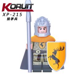 【台中積木老頑童玩具屋】XP219 科睿袋裝積木人偶 冰與火之歌 權力遊戲 中古城堡 斧步兵 KT1029 歷史價格詳細信息