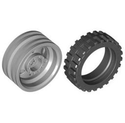 LEGO零件 輪胎胎皮 15mm D.x6mm 87414 黑色 87414【必買站】樂高零件 歷史價格詳細信息