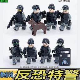 【積木反斗城】反恐 特警 直升機 飛機 軍事 警察 反恐 SWAT 坐駕 人偶 反恐特警/相容 樂高 LEGO 積木 歷史價格詳細信息
