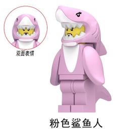 鯊魚人積木兼容樂高暴力熊成人高難度拼裝巨大型酒店商場擺件 歷史價格詳細信息