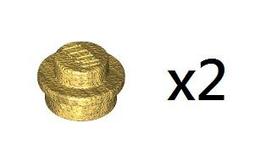 全新LEGO樂高珍珠金色盔甲【65183】Armor Shoulder Pads (F7) 6320673 歷史價格詳細信息