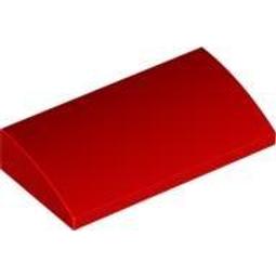 全新LEGO樂高紅色曲面【61678】Slope Curved 4 x 1 No Studs (F4) 6045937 歷史價格詳細信息