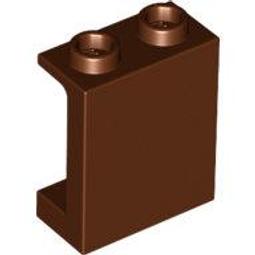 全新LEGO樂高紅棕色雙側接磚【52107】Brick 1x2 Studs Sides 6223599 歷史價格詳細信息