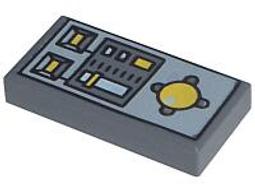 全新LEGO樂高深灰色印刷平板【66894】Tile 1x2 Target Screen 6291791 歷史價格詳細信息