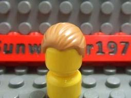 【積木2010】樂高 LEGO 牛奶糖色 旁分 微翹 瀏海 頭髮 / 人偶 短髮 35699 (H-02) 歷史價格詳細信息