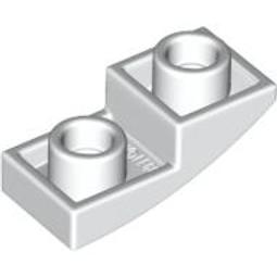 全新LEGO樂高白色曲面磚【6215】Brick 2x3 with Curved Top 621501 歷史價格詳細信息