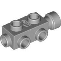 【樂高大補帖】全新樂高 淺灰色 側接薄板 2x2x2/3【4654577/99206】PS-512 歷史價格詳細信息