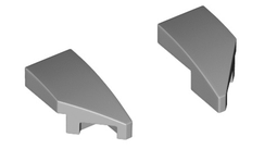 全新樂高淺灰斜切薄板【54383+54384】Wedge Plate 6x3(D7+C2)4282786 4282789 歷史價格詳細信息
