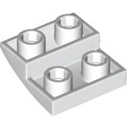 全新LEGO樂高白色曲面磚【6215】Brick 2x3 with Curved Top 621501 歷史價格詳細信息