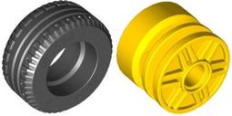 【樂高大補帖】全新樂高 黑色 輪子 推車 輪胎 Skateboard Trolley【249626/2496】PS-22 歷史價格詳細信息