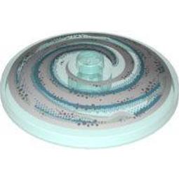 ◎朵依小舖◎LEGO◎4x4 Trans-L Blue Dish 6110077/20939 透明 印刷 淺藍 漩渦◎ 價格比較,價格查詢,歷史價格詳細信息