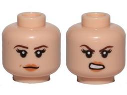 【樂高大補帖】LEGO 樂高 膚色 貓女臉【6056368/15779/3626cpb1092/76013】MD-8 歷史價格詳細信息