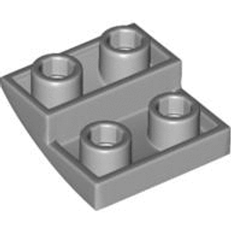 【樂高大補帖】全新樂高 淺灰色 曲面/弧形 2x2 Slope Curved【6102357/15068】PS-44 歷史價格詳細信息