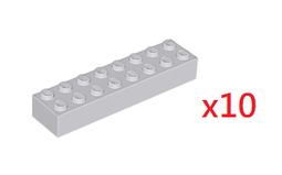 【磚樂】10個一組 GO樂高15535 6179186Tile Round 2x2 with Hole淺灰色中空圓型平板 歷史價格詳細信息